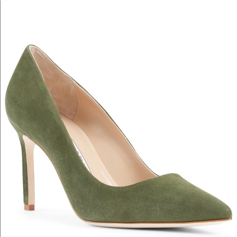 š„°Soldā¹ļøManolo Blahnik BB pointed pumps size 37.5 - Picture 5 of 5